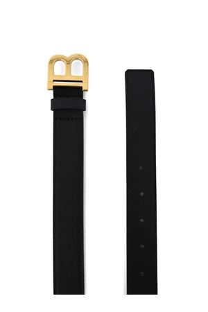 black leather belt BALMAIN PARIS KIDS | BX0P21Z1371930OR